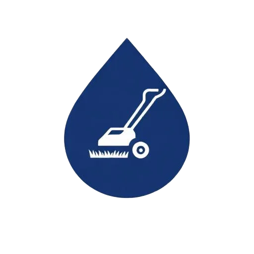 Outdoor maintenance icon for gutter and downpipe cleaning